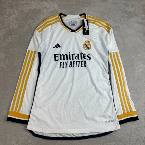 NWT Adidas France National Team Hala Madrid Jersey Mens XL White Football Sports